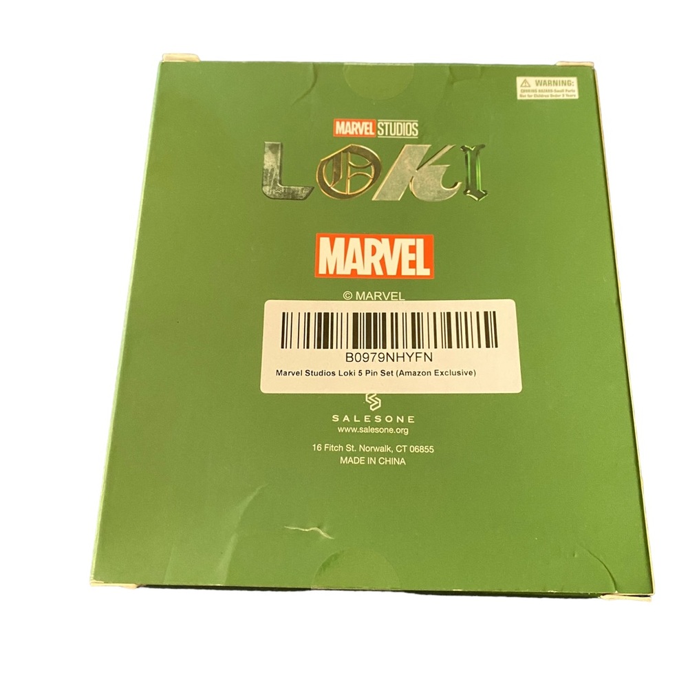 Disney Marvel Studios LOKI‎ 5 Pin Set Limited Edition! NEW Amazon Exclusive Set - Picture 4 of 4